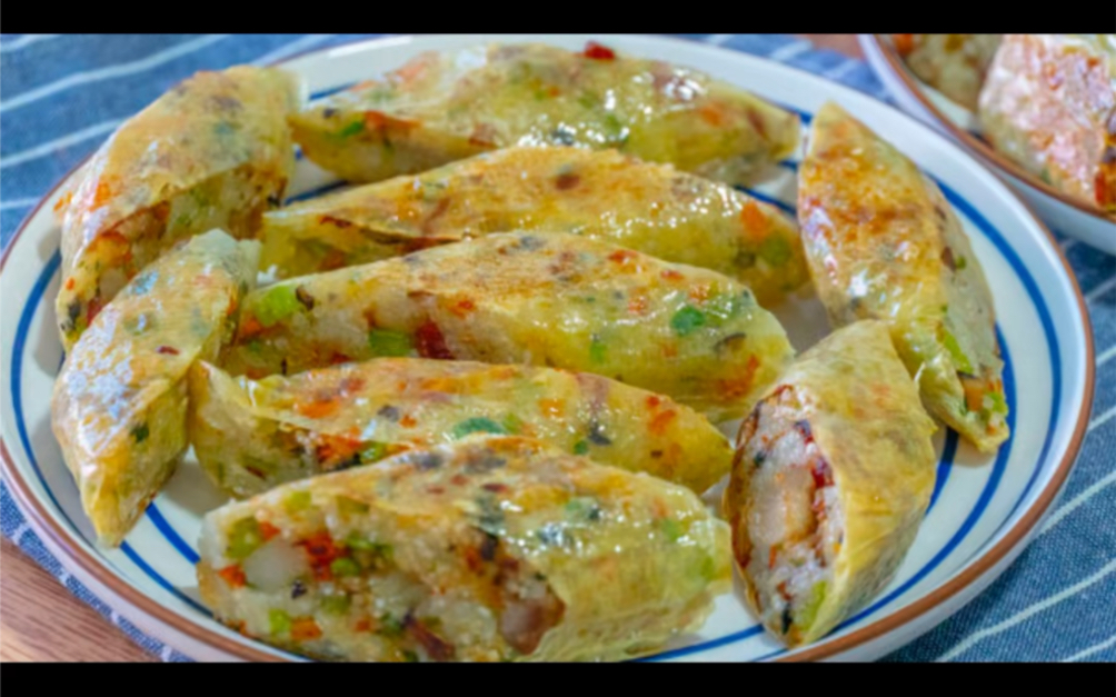 年夜饭—糯米腐皮卷