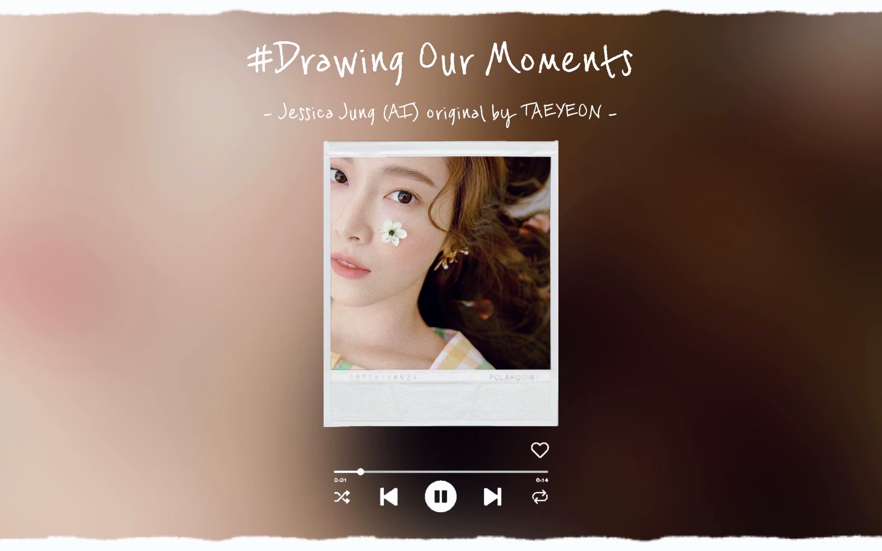 [图]【AI郑秀妍】如果郑秀妍Jessica唱泰妍的 想你的时间Drawing Our Moments？