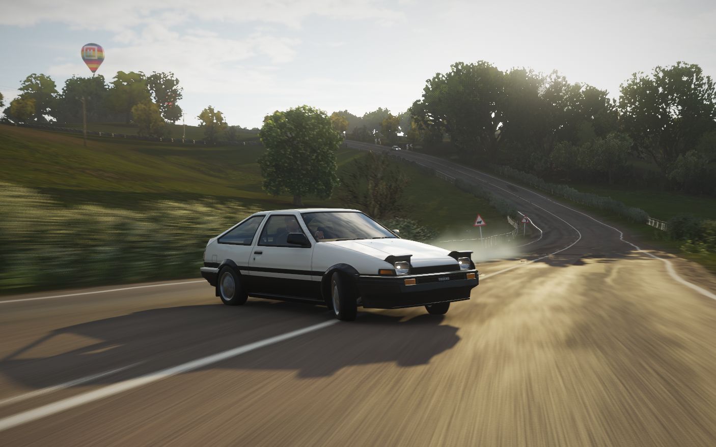 【地平线4】ae86 --- 环岛 . 第一人称视角