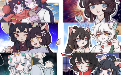 【京剧猫oc】绘画过程