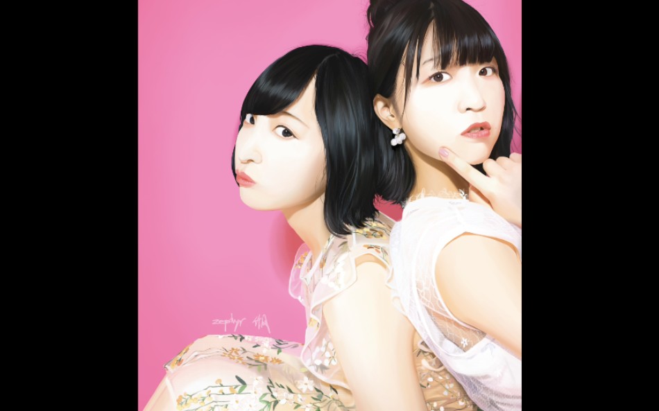 procreate绘画想和佐仓做的大西佐仓绫音和大西沙织双人档来啦声优