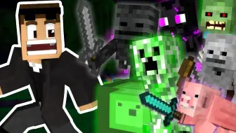 Minecraft 如果怪物可以攻击创造模式的玩家 中文字幕 哔哩哔哩 Bilibili