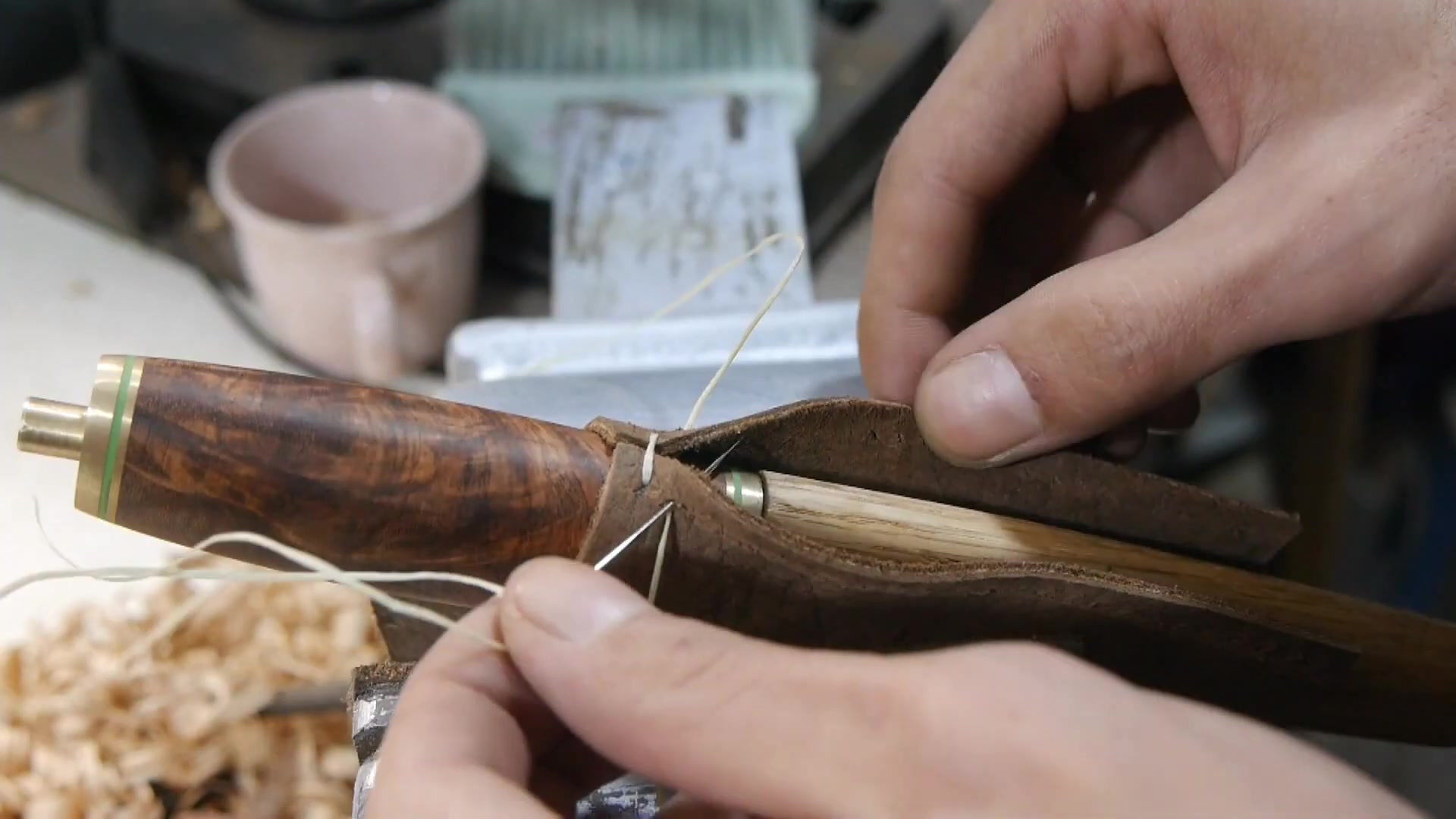 刀制作-北欧刀鞘