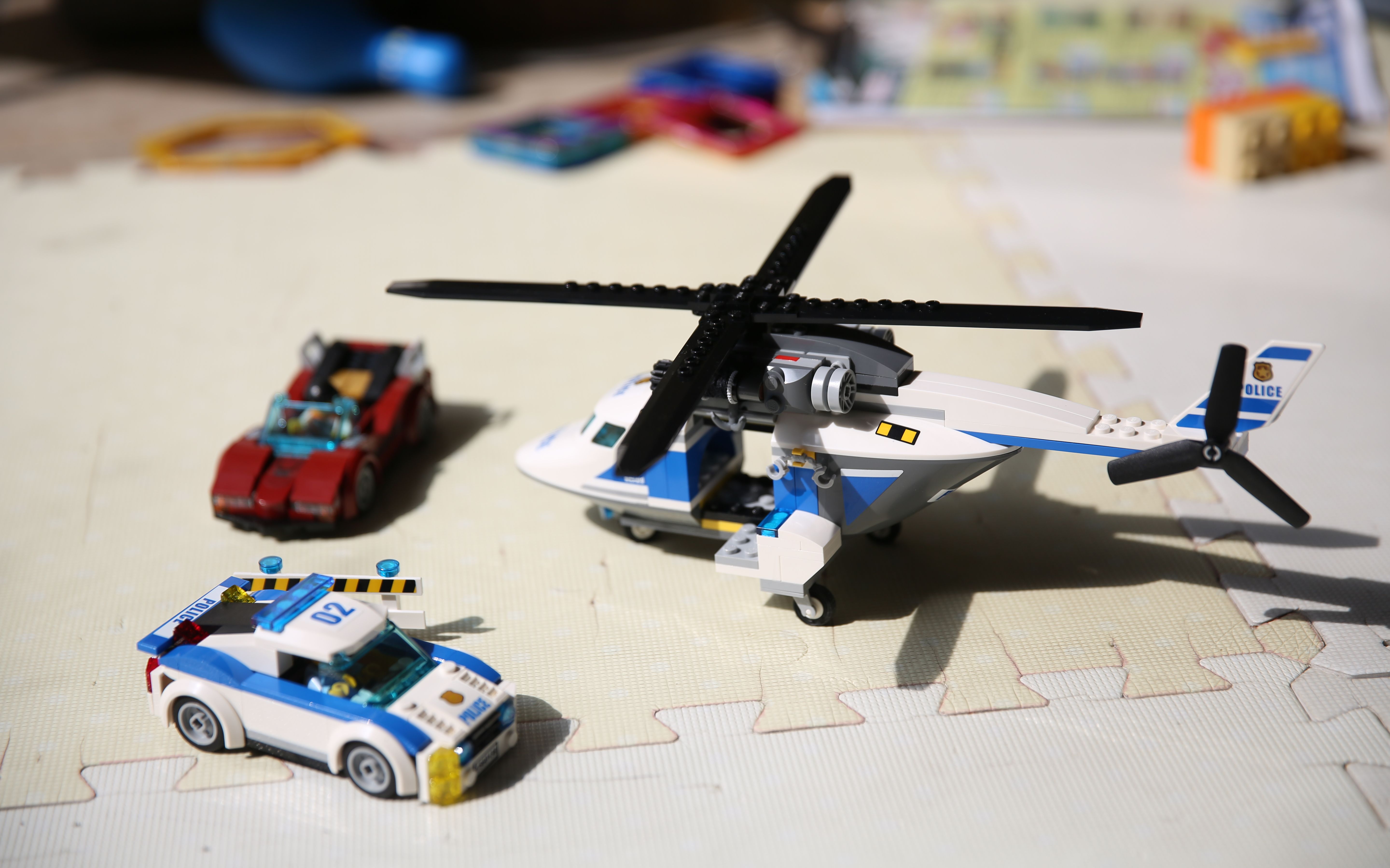 乐高城市直升机组积木拼搭(lego city 60138)