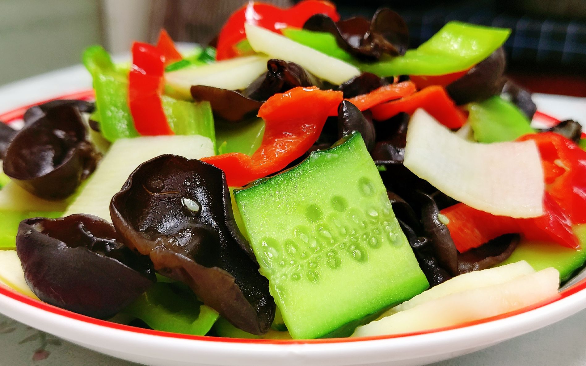 黄瓜和山药这样搭配,清新爽口,开胃又下饭,天天吃都不腻_哔哩哔哩 (゜