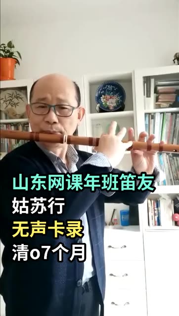 山东笛友展示姑苏行,无声卡录,有一定基础再清o学习七个月效果,实际情况证明教学水平哔哩哔哩bilibili