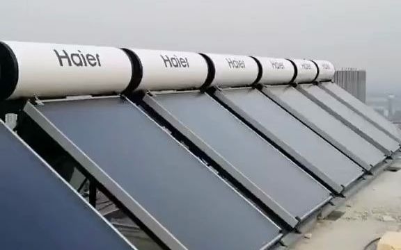 53_海尔新品太阳能承压一体机 #海尔热水器 带wifi远程控制#专业安装