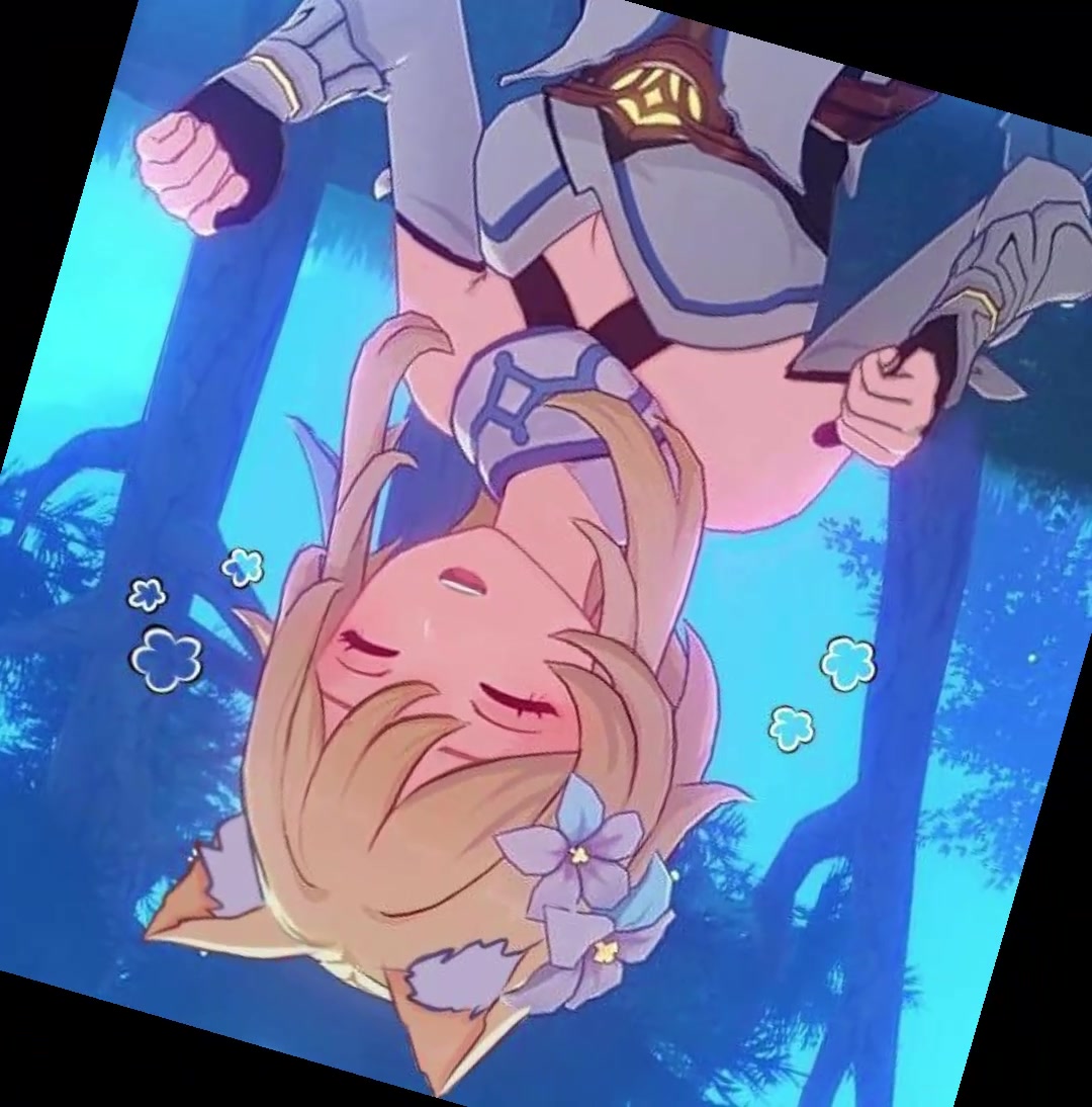 【原神】可爱荧旋转3分钟