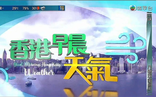 [图]【翡翠台】2023-07-17(星期一)8:53《香港早晨天气报告》主持 黎在山