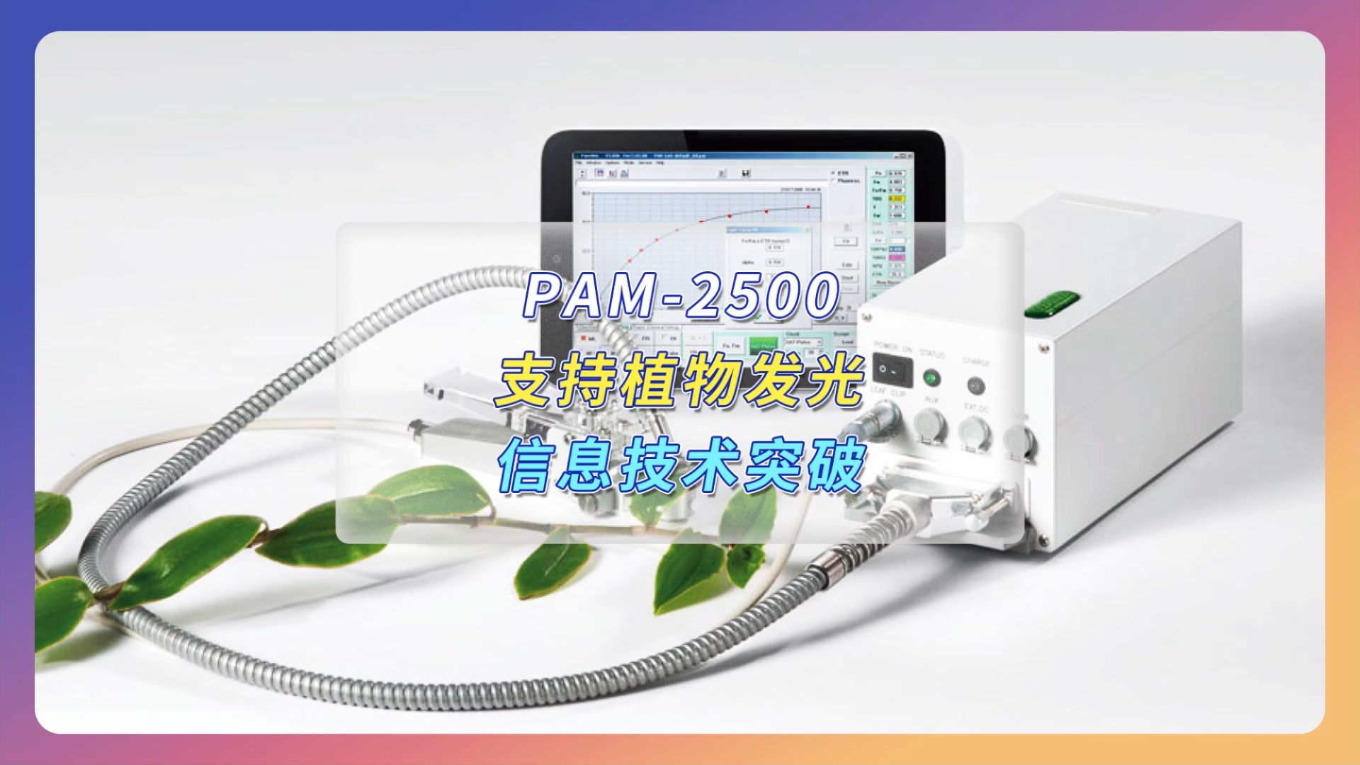 PAM2500支持植物发光信息技术突破哔哩哔哩bilibili