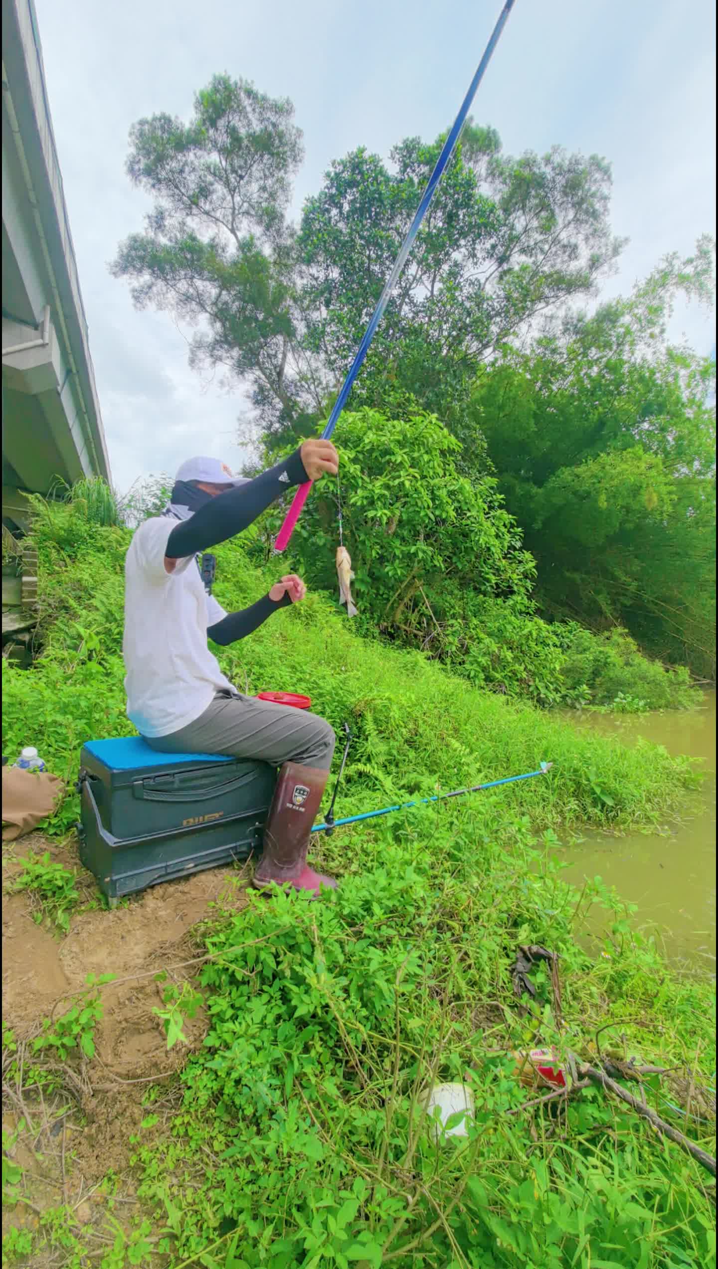大风天气钓鱼