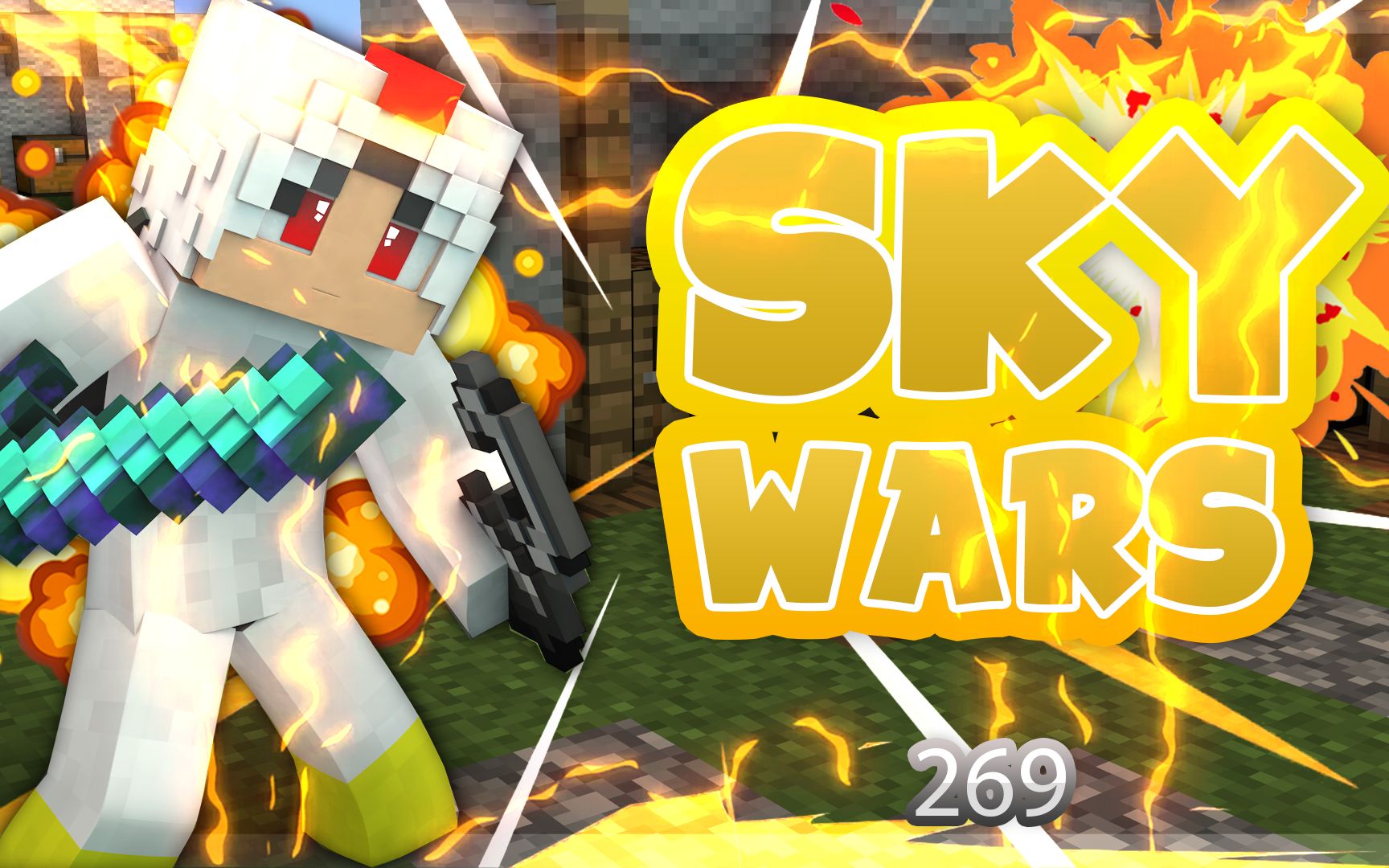 米米游笙skywars空岛战争269双人疯狂抢人头