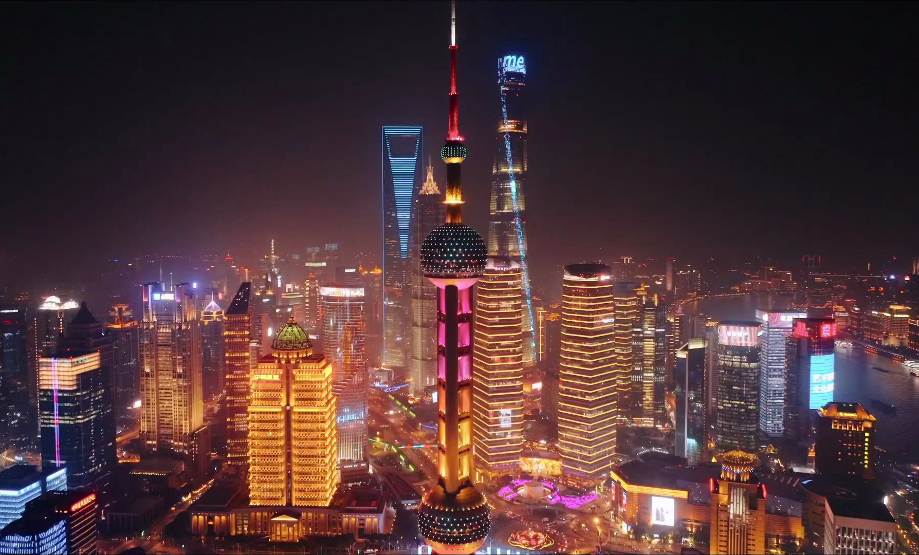 上海夜景精美图片图片