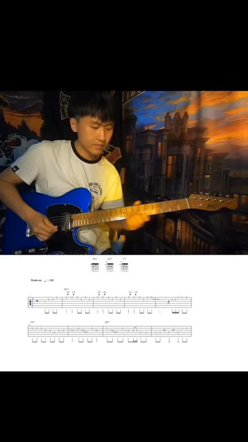 乡村布鲁斯练习曲 吉他谱伴奏