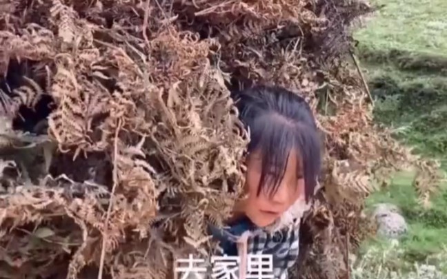 [图]大山里的孩子，一个人撑起半个家