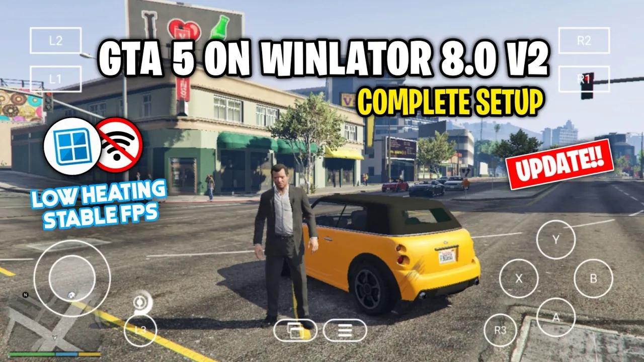 Winlator版本8.0 GTA5跳过剧情,下面有下载链接哔哩哔哩bilibili