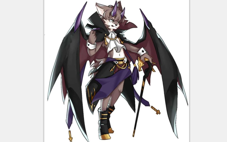 【兽人动态壁纸】恶魔狼-洛_哔哩哔哩_bilibili