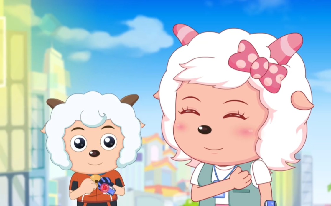 【喜美】"你很勇敢,也很善于观察,是很厉害的美羊羊了"