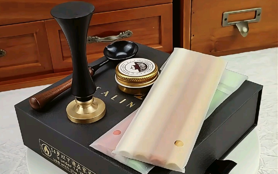 黑斧小方盒 高品质火漆礼盒套装