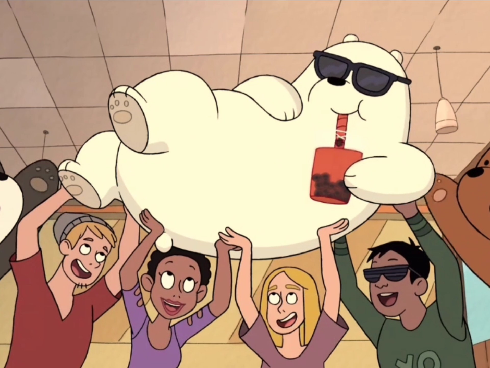 咱们裸熊中三只熊各自唱的歌