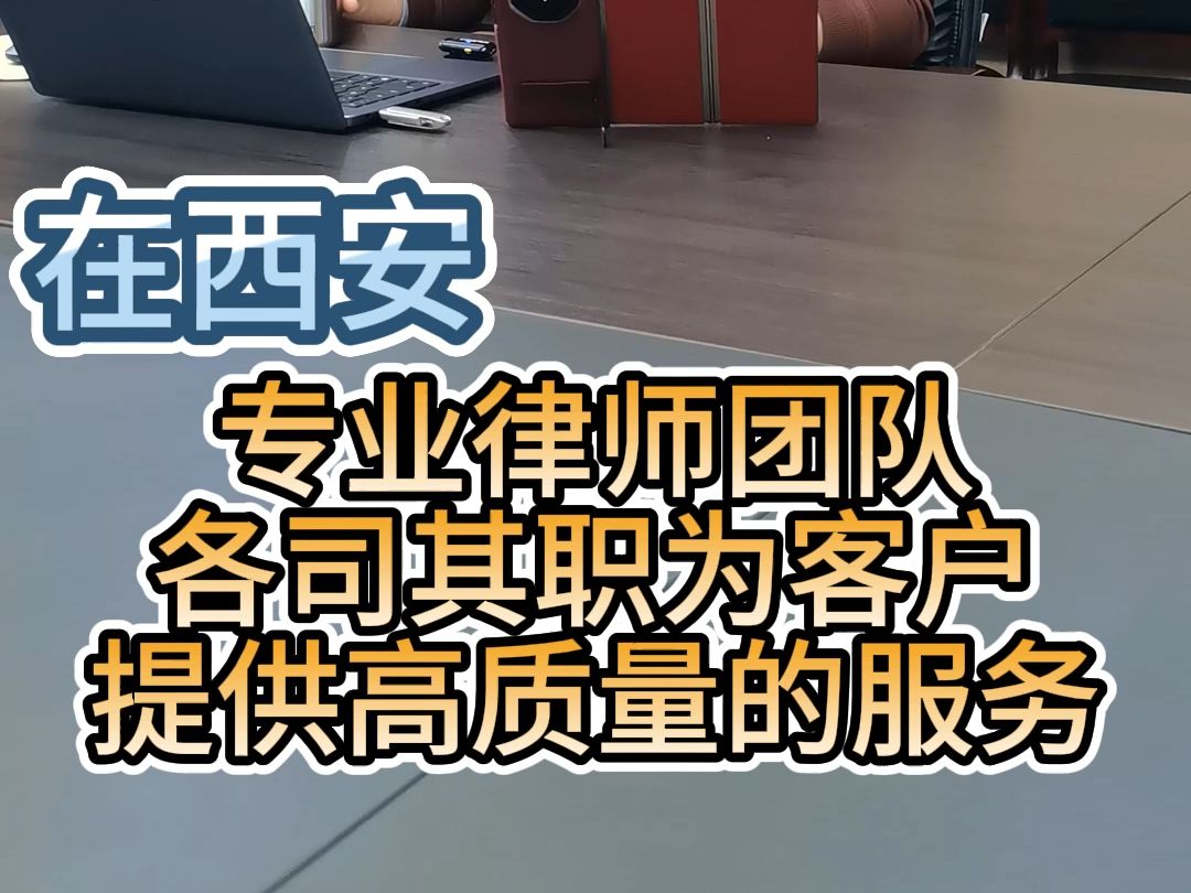 在西安,专业律师团队各司其职为客户提供高质量的服务哔哩哔哩bilibili