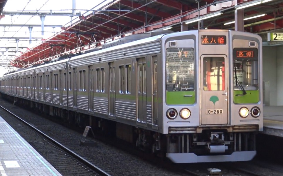 【日本铁道】都営新宿线 船堀駅にて(都交10-000形,10-300形,10-300r