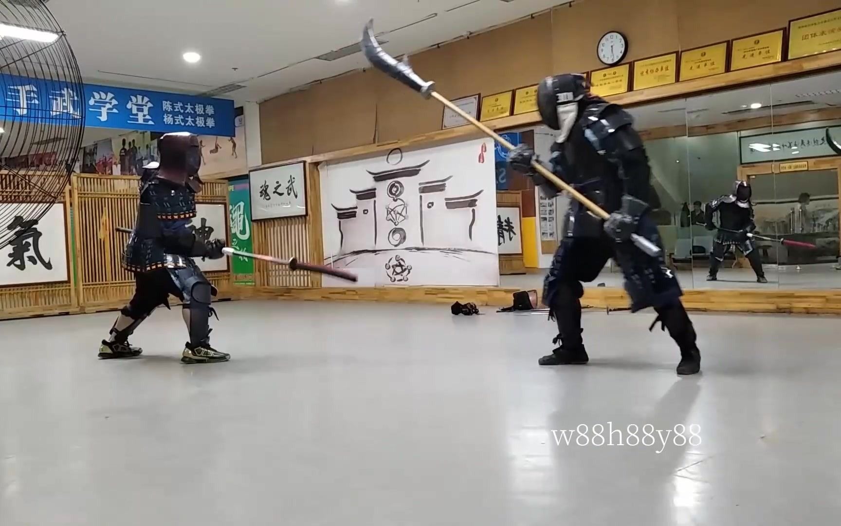 战国武士剃刀剃刀对决带明将军偃月刀仿带明全铁甲塑料测试第三弹