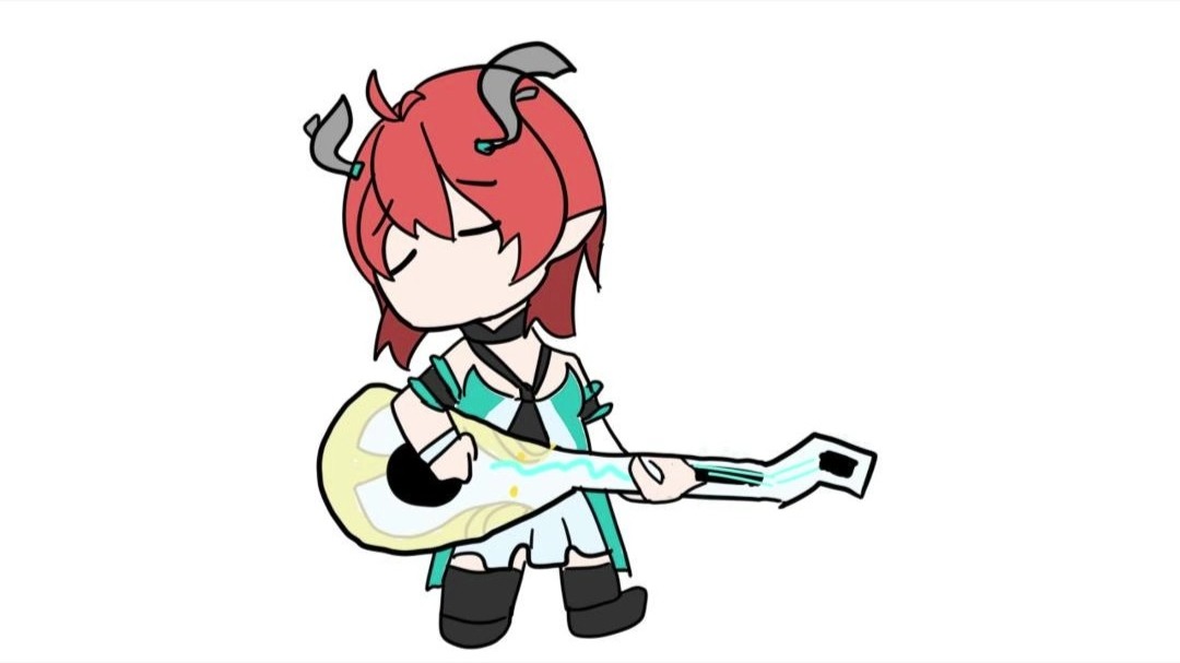 正在弹奏free bird 的夏空