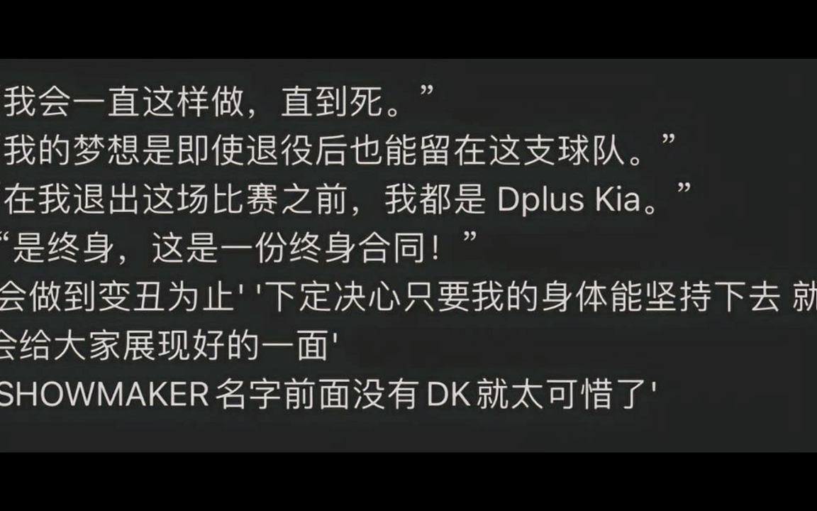 showmaker这名字代表dk的所有荣誉和低谷吧.