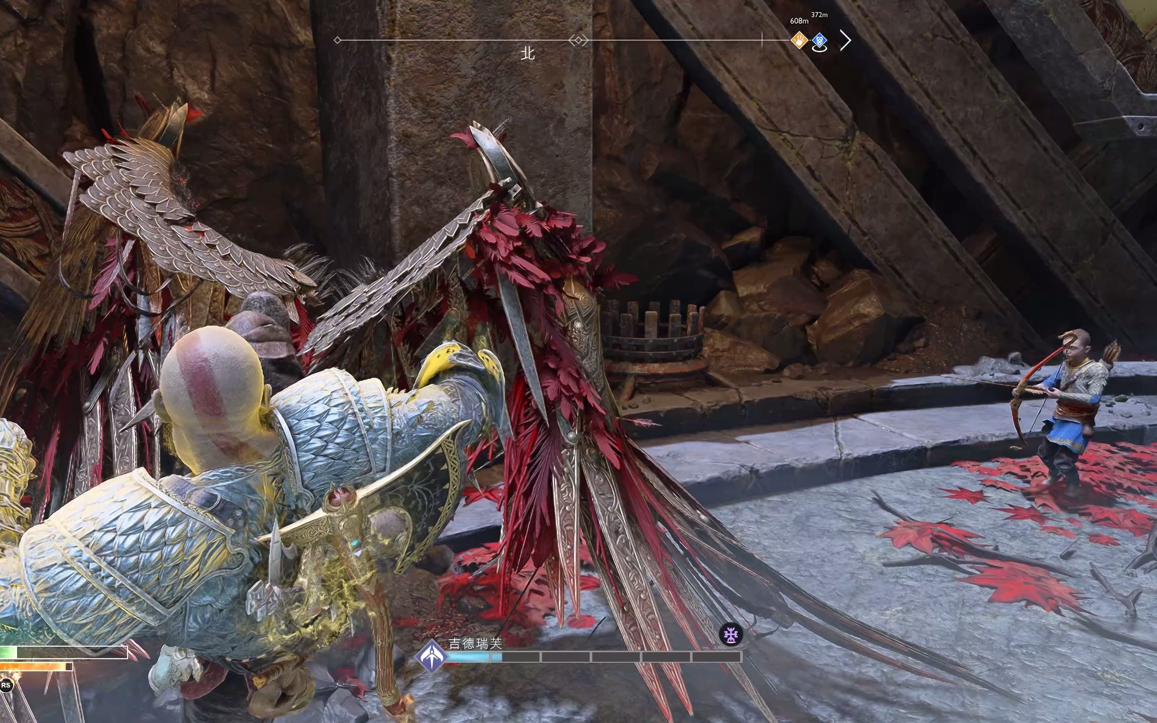 战神4女武神吉德瑞芙被侮辱的打法,大家开心就好