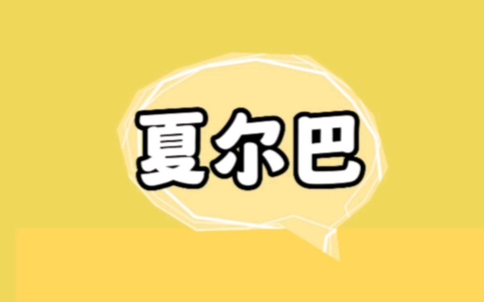 夏尔巴是什么意思呢?哔哩哔哩bilibili