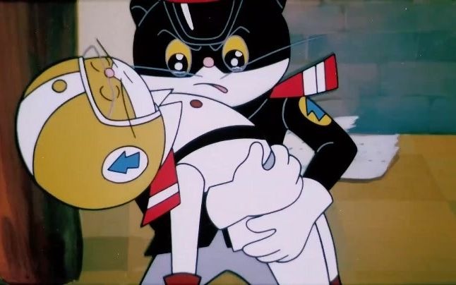 帅气的马靴制服白猫警长牺牲了