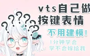 Download Video: 不用建模！只用vts就可以自制按键表情教程