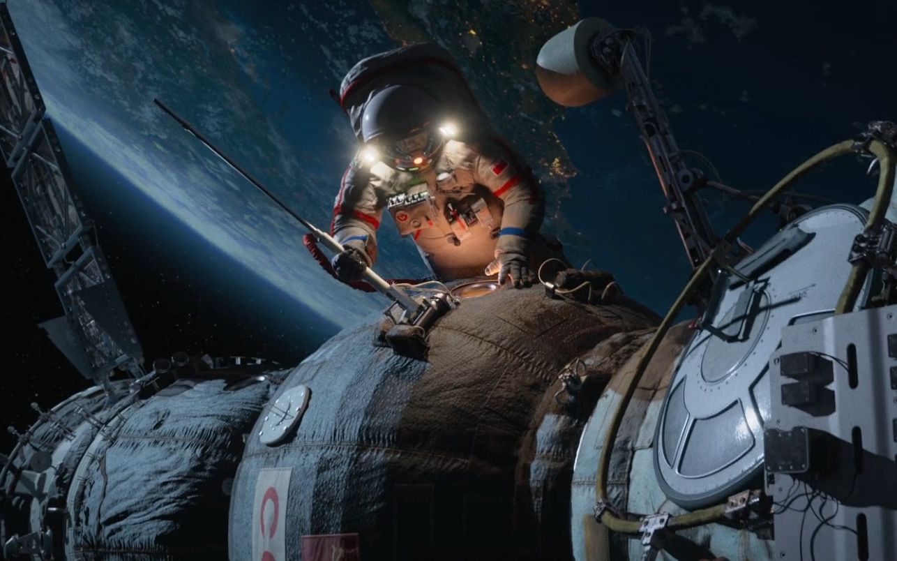 太空救援 礼炮7号空间站维修 从太空看地球城市夜景灯光