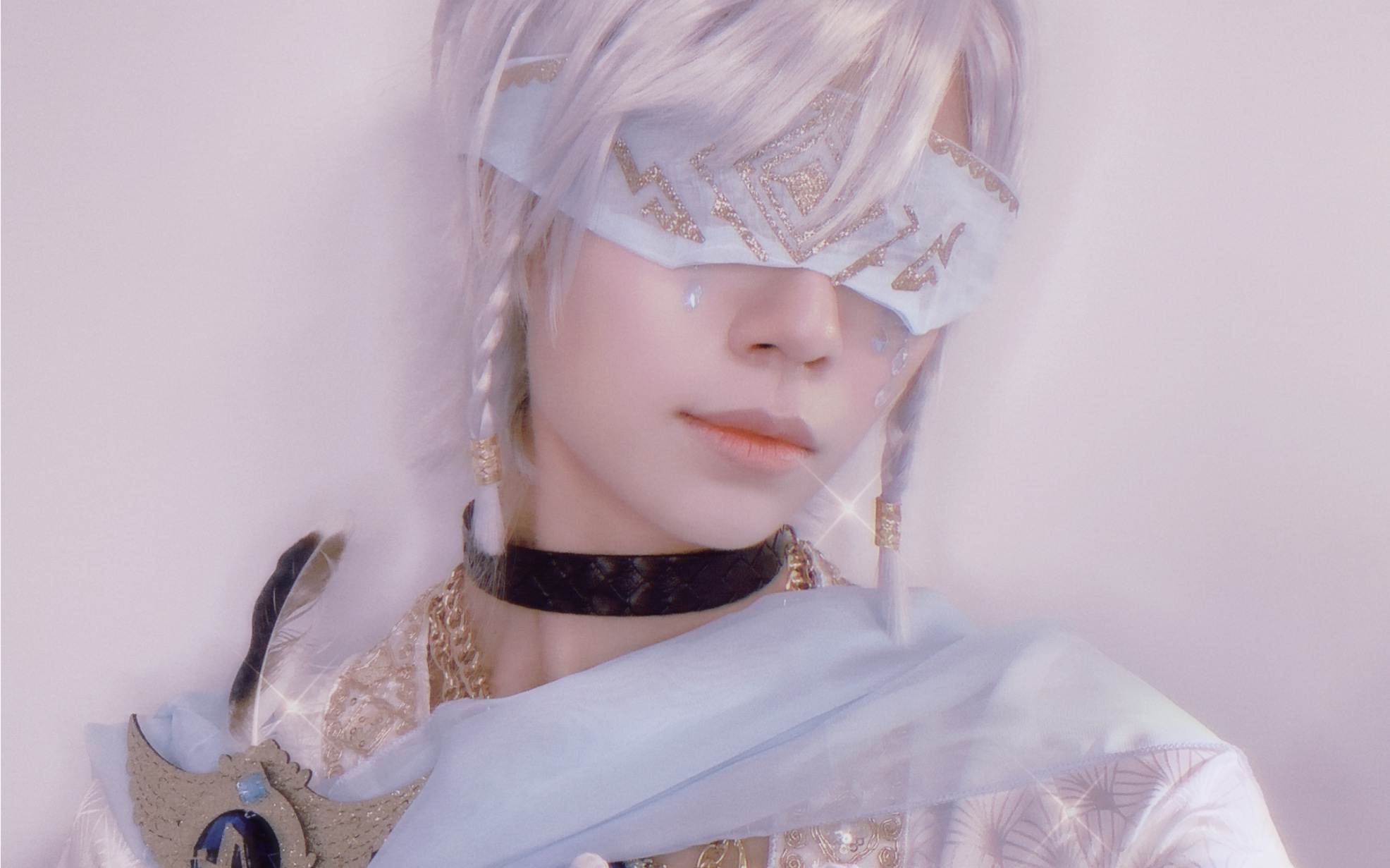 【第五人格cos】先知·白cos_哔哩哔哩_bilibili