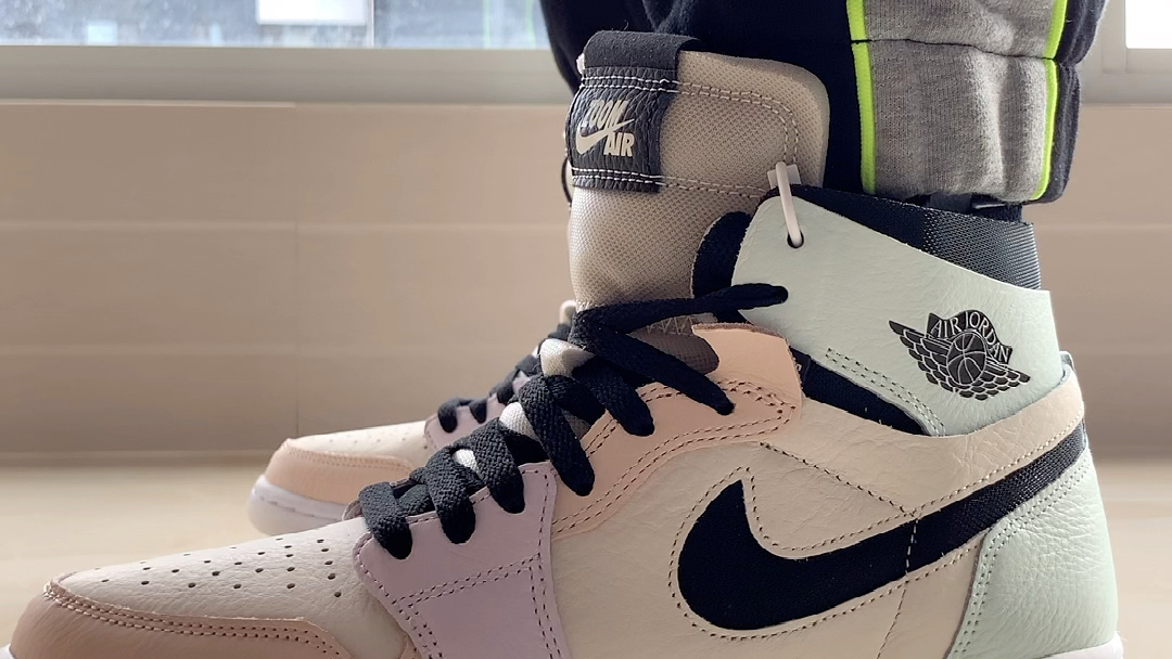 aj1马卡龙紫玉龙王上脚