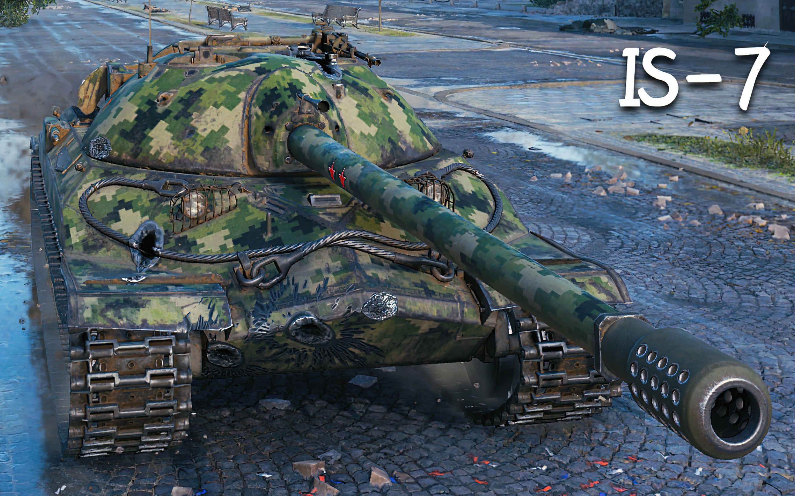 【坦克世界】is-7:6杀 - 万伤(巴黎)