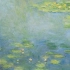 油画临摹，莫奈大师的睡莲