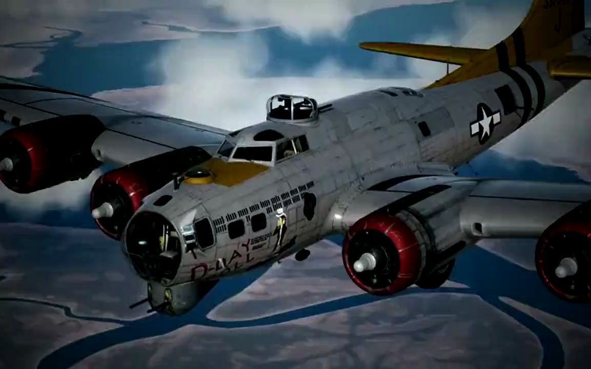 美国b17空中堡垒电影图片