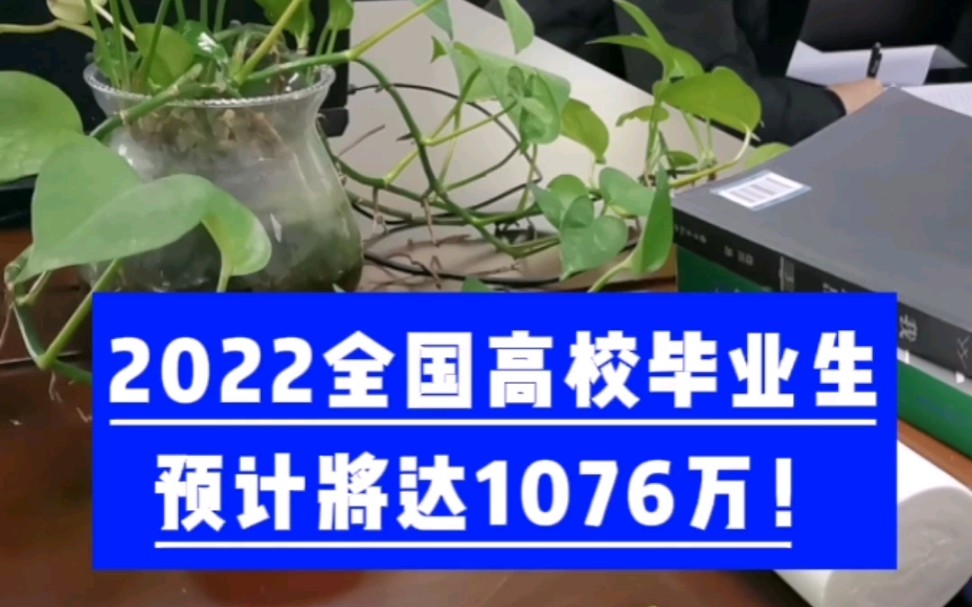 2022全国高校毕业生预计将达1076万,就业形势更加严峻,职场竞争更加激烈.哔哩哔哩bilibili