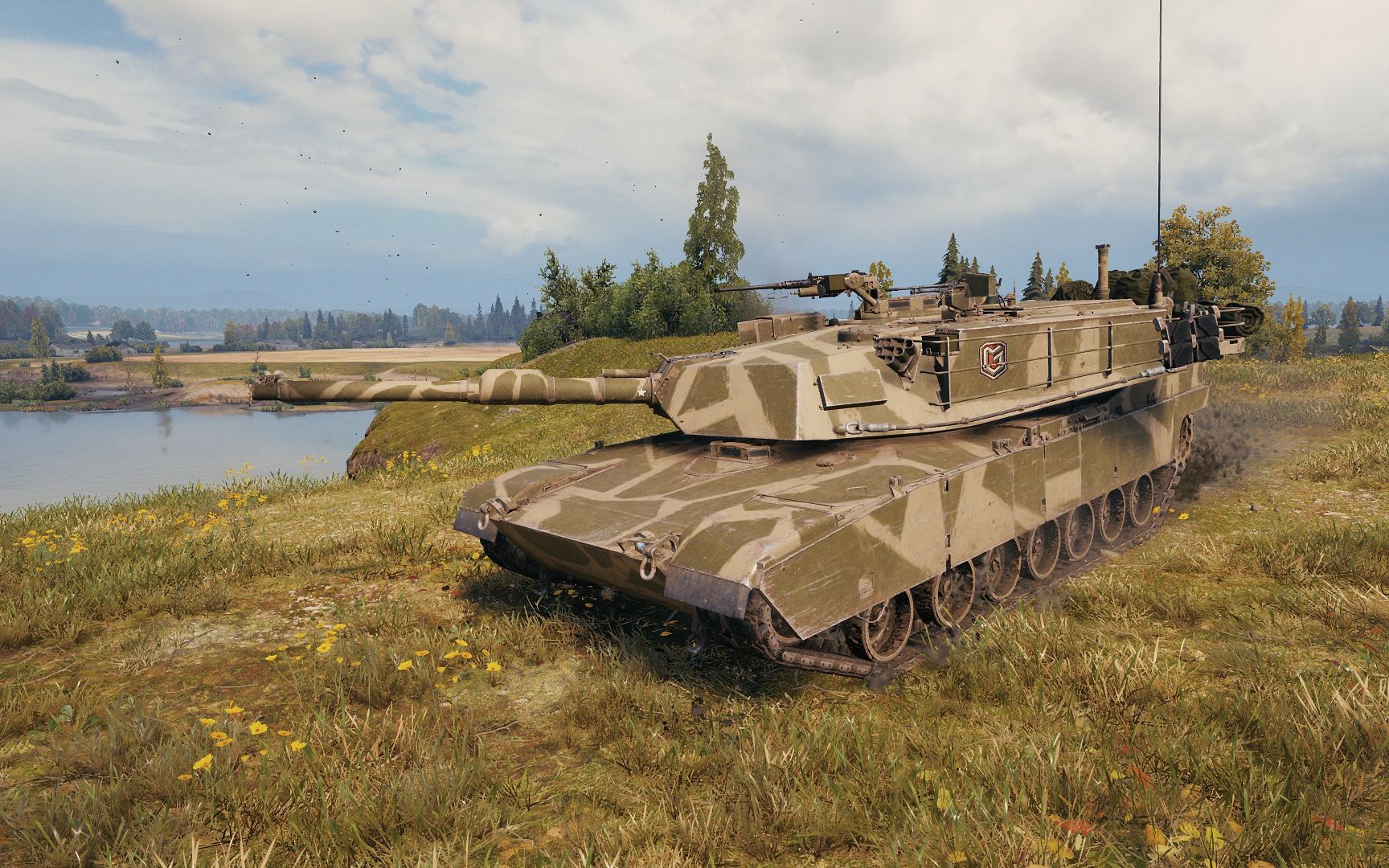 坦克世界worldoftanksm1a1艾布拉姆斯主战坦克m1a1abrams坦克mod燃气