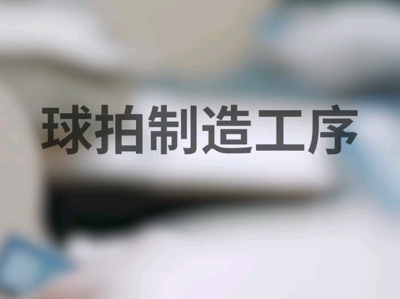 蝴蝶公司是怎么制作球板的?哔哩哔哩bilibili