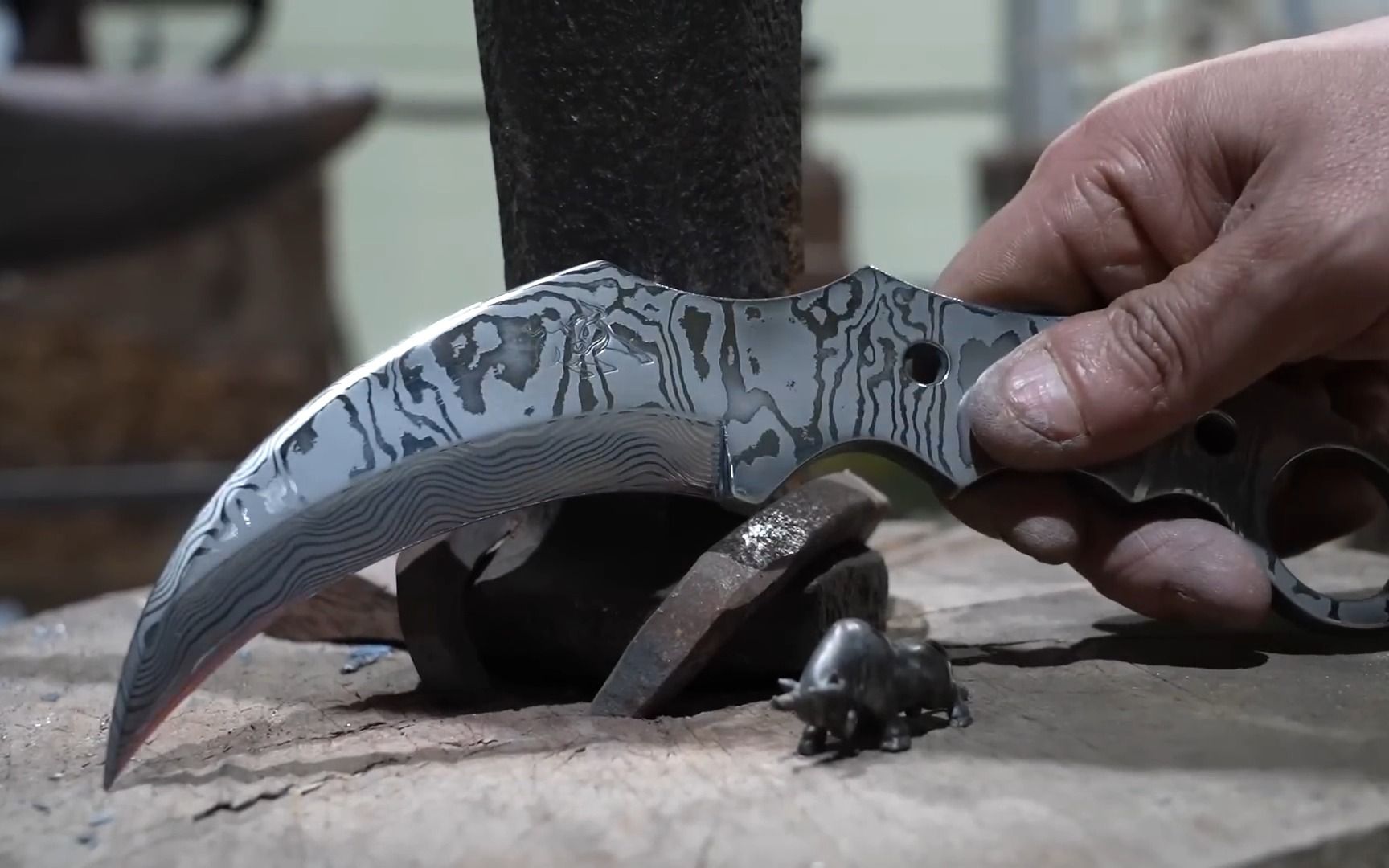 韩国|电影《先生》中的杀手刀!|大马士革刀