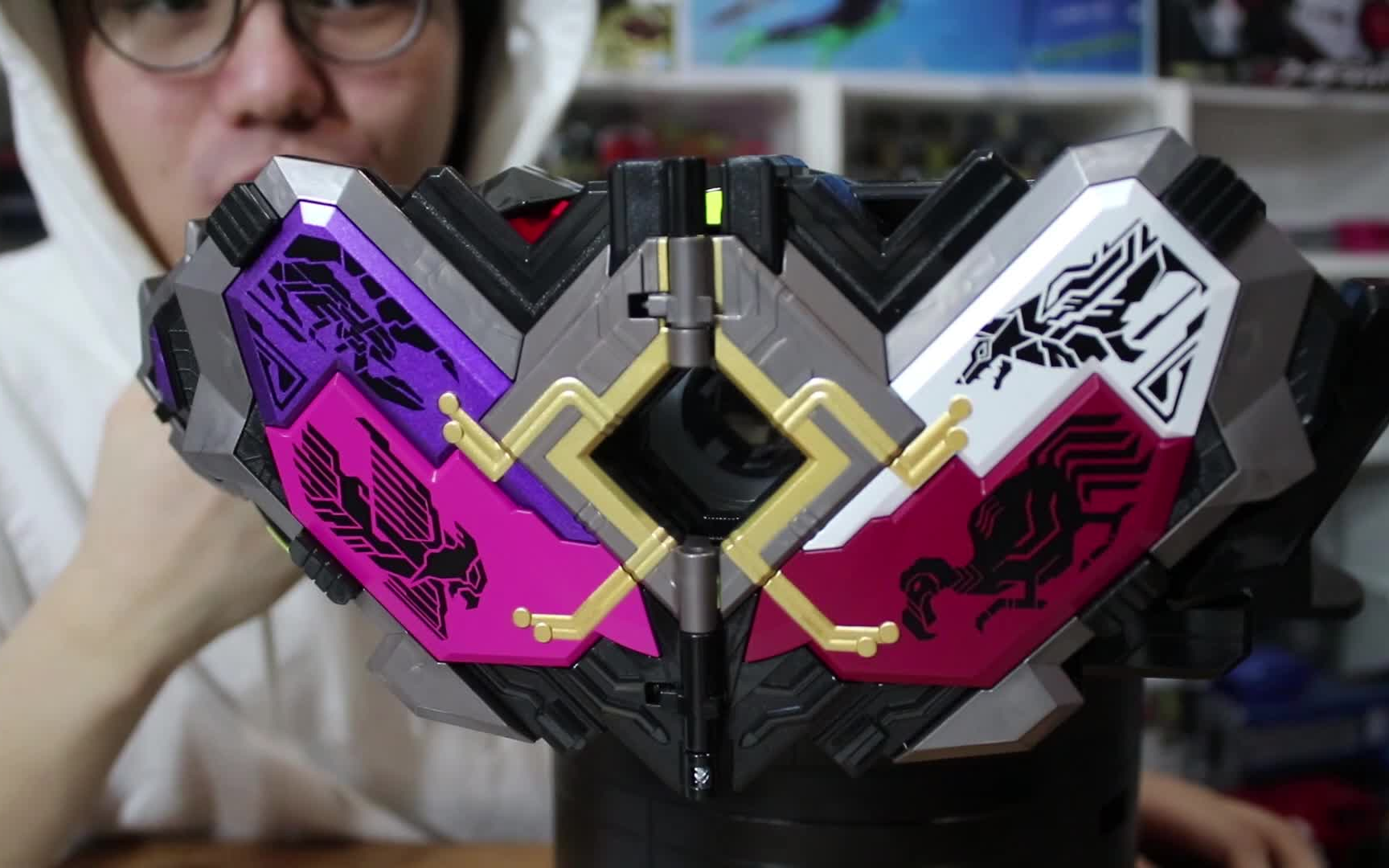 阿土测评假面骑士灭亡迅雷腰带,假面骑士01系列,灭亡迅雷外传密钥