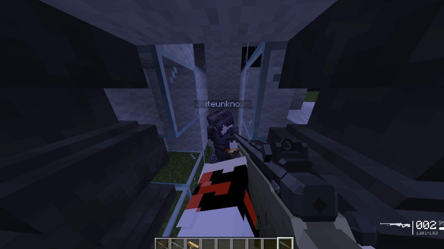 minecraft测试枪械威力