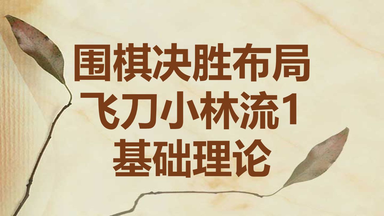 【25段】24年最新飞刀小林流1:基础理论