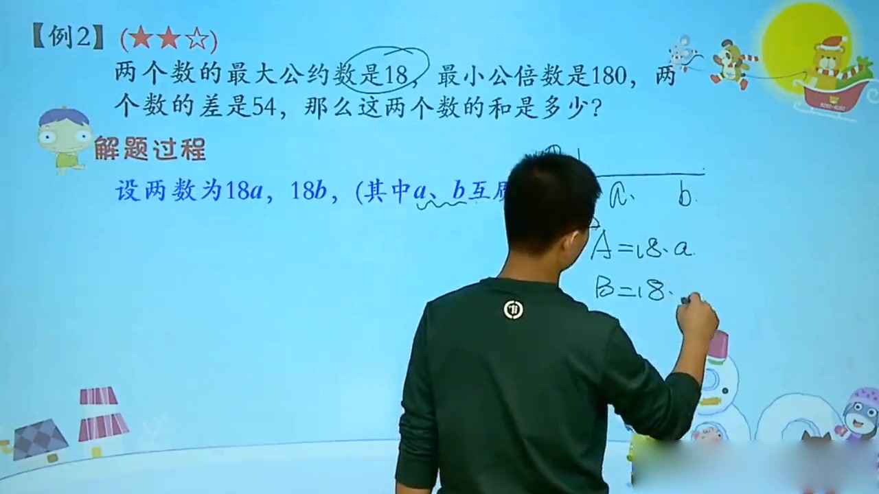 [图]合集：五年级下册。83 (3)因数与倍数（二）例2