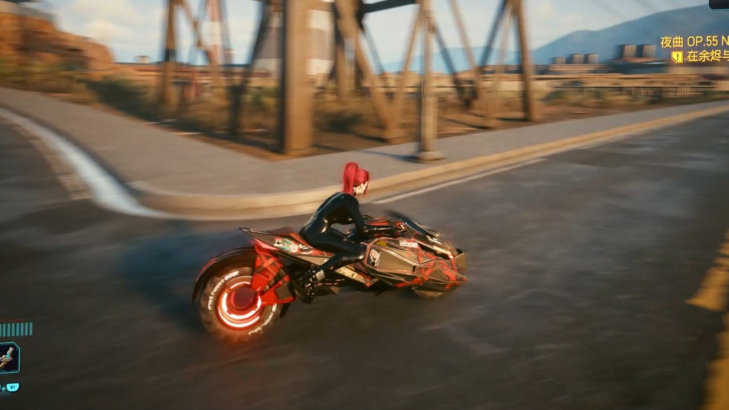 【赛博朋克2077】这个模组摩托车风格才符合2077年的科幻感,游戏自带