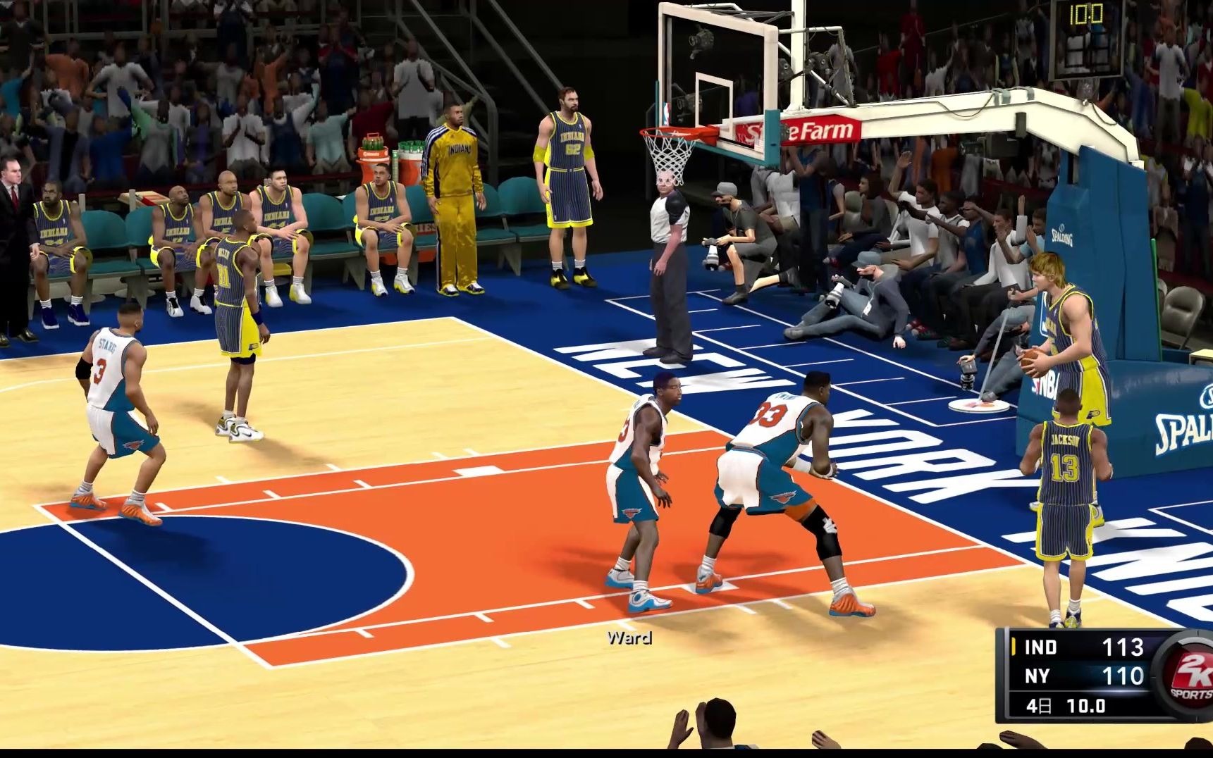 NBA 2K11 knicks pacers哔哩哔哩bilibili