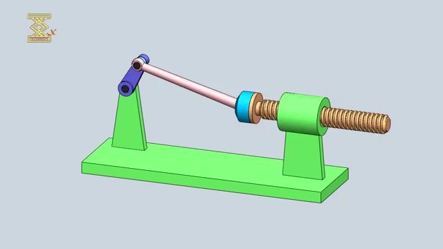 杠杆螺丝机构10(四连杆杠杆螺丝机构)哔哩哔哩bilibili